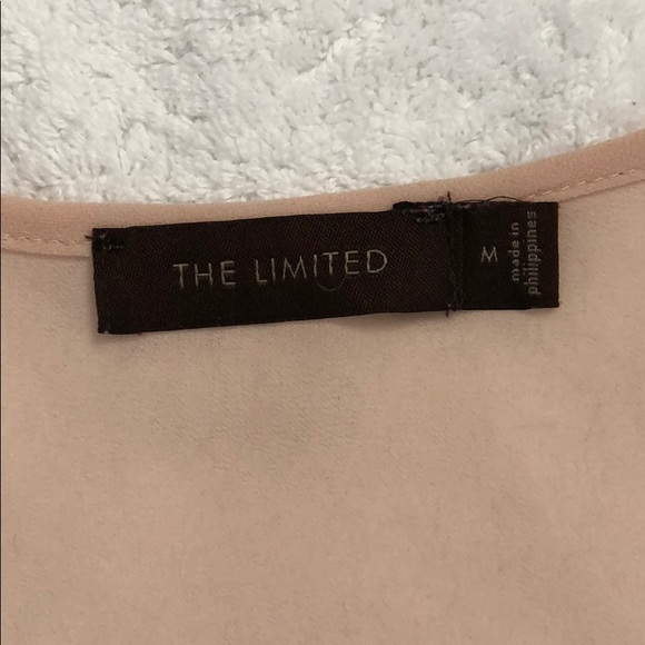 Blush Pink Polka Dot Tank with Gold Sequins size M - Picture 4 of 7